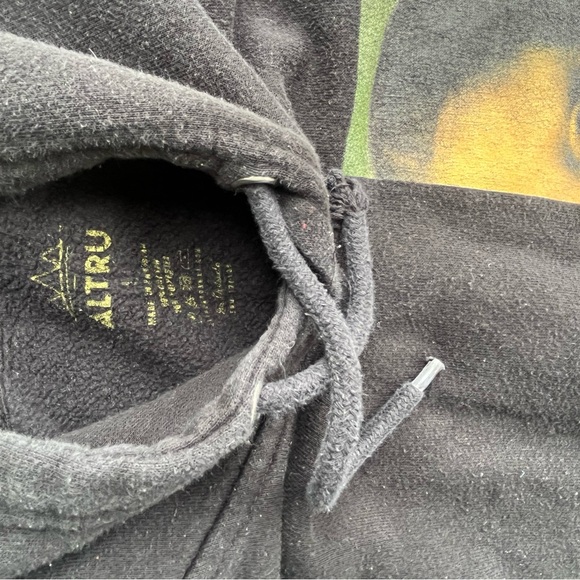 Mona lisa black hoodie - Picture 3 of 3